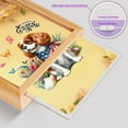 thumbnail image 4 of Cavalier King Charles Spaniel Celebrates Spring and Happy Easter Acrylic Plaque with Wood Photo Frame Box Dog Lover Gifts Light Box - 02001, 4 of 5