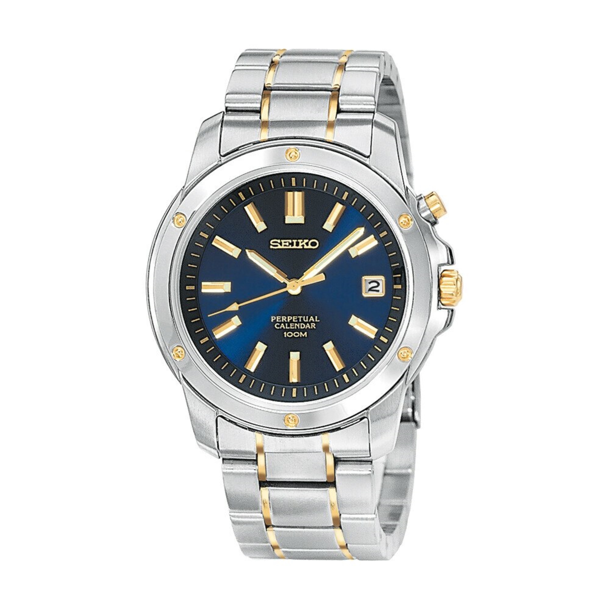 Seiko Men's Perpetual Calendar Watch SNQ010 - Walmart.com
