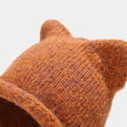 thumbnail image 2 of Gorro de punto cálido con orejas de gato para mujer PENGJTMXG, 2 of 5