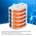 thumbnail image 4 of Conector rápido de cable de 10 piezas Conectores de cableado PCT-215 Bloques de terminales Iluminación de 5 vías para conexión rápida de cable eléctrico Ecomeon no, 4 of 6