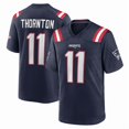 thumbnail image 1 of Maillot de Football Homme New England Patriots 11 Tyquan Thornton Marine, 1 of 2