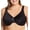 Black, variant on Women's Warner's 35002A Signature Support Satin Underwire Bra (Rosewater 36D)