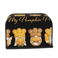 thumbnail image 2 of Yiaed Pumpkin Pie Gnome Print Two Slice Bread Machine Cover, Universal Size Kitchen Appliance Cover for Bread Machine,Bread Machine Cover, 2 of 7