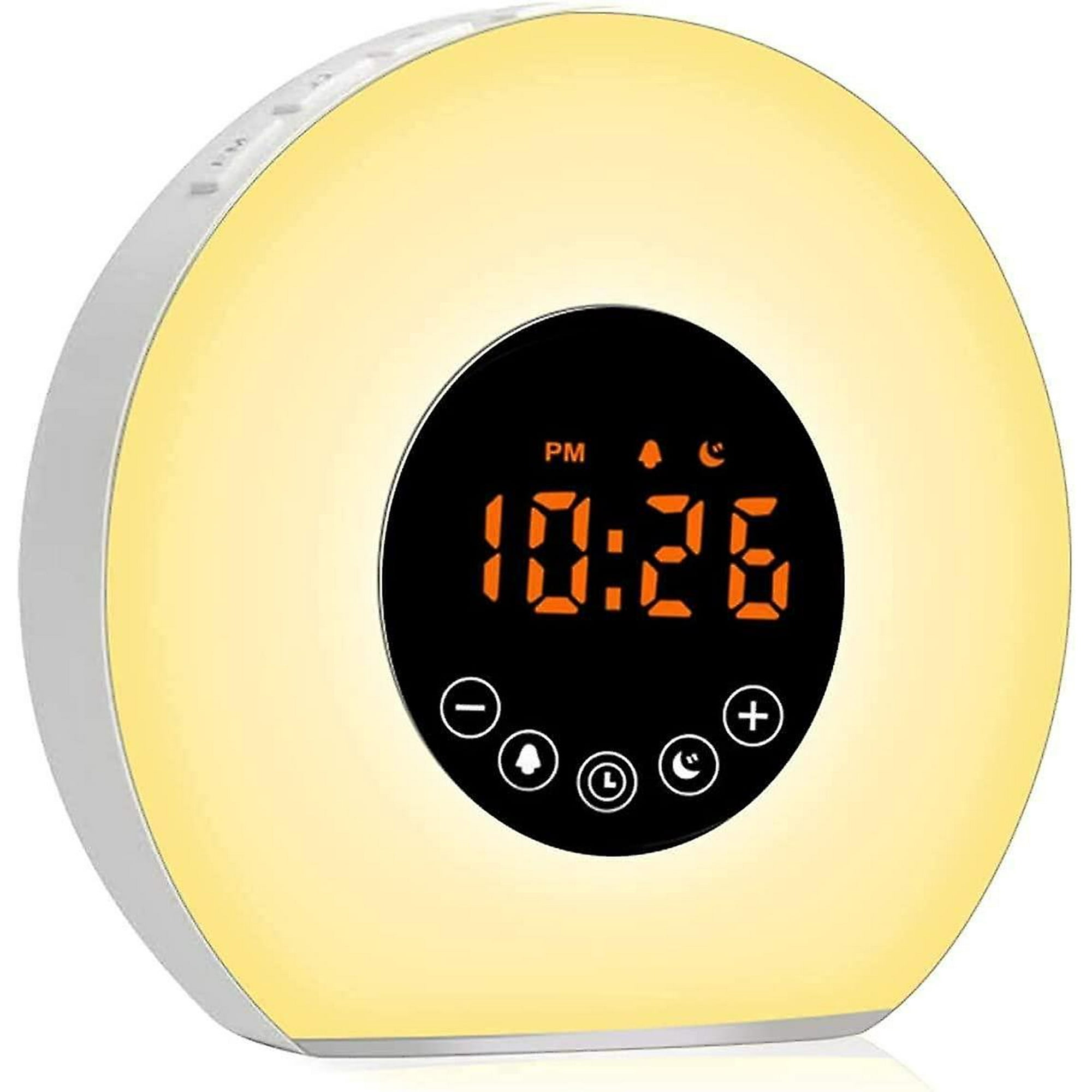 gek geworden Ideaal Kennis maken Alarm Clock Light, Alarm Clock Lights, Morning Radio Alarm Clock, Led  Bedside Lamp With 7 Natural So | Walmart Canada