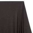 thumbnail image 2 of DTY Double-Sided Brushed Fabric 4 Way Stretch Jersey Knit Apparel 58/60" Wide Sold BTY Many Color (Black), 2 of 2