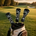 thumbnail image 5 of Yuyamidu Aesthetic Dragonfly Golf Club Head Covers Floral PU Leather Golf Head Covers Driver Headcover, Fairway Wood Head Cover, Golf Hybrid Head Cover, 5 of 7