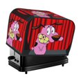 thumbnail image 1 of Funda para tostadora de 2 rebanadas de Courage The Cowardly Dog, funda protectora contra el polvo y las huellas dactilares para pan, funda de poliéster para pequeños electrodomésticos de cocina, 1 of 6