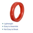 thumbnail image 4 of Uxcell 28mm Silicone Identifier Coding Tags Sleeve Key Cap Rings Cover, Red 20 Pack, 4 of 6
