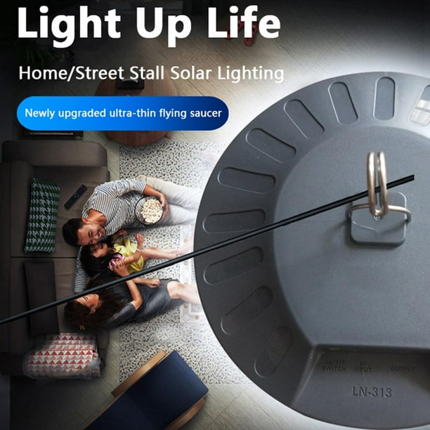 Lámpara LED para tienda de campaña con carga USB luces impermeables para el mercado nocturno (4800 mAh)