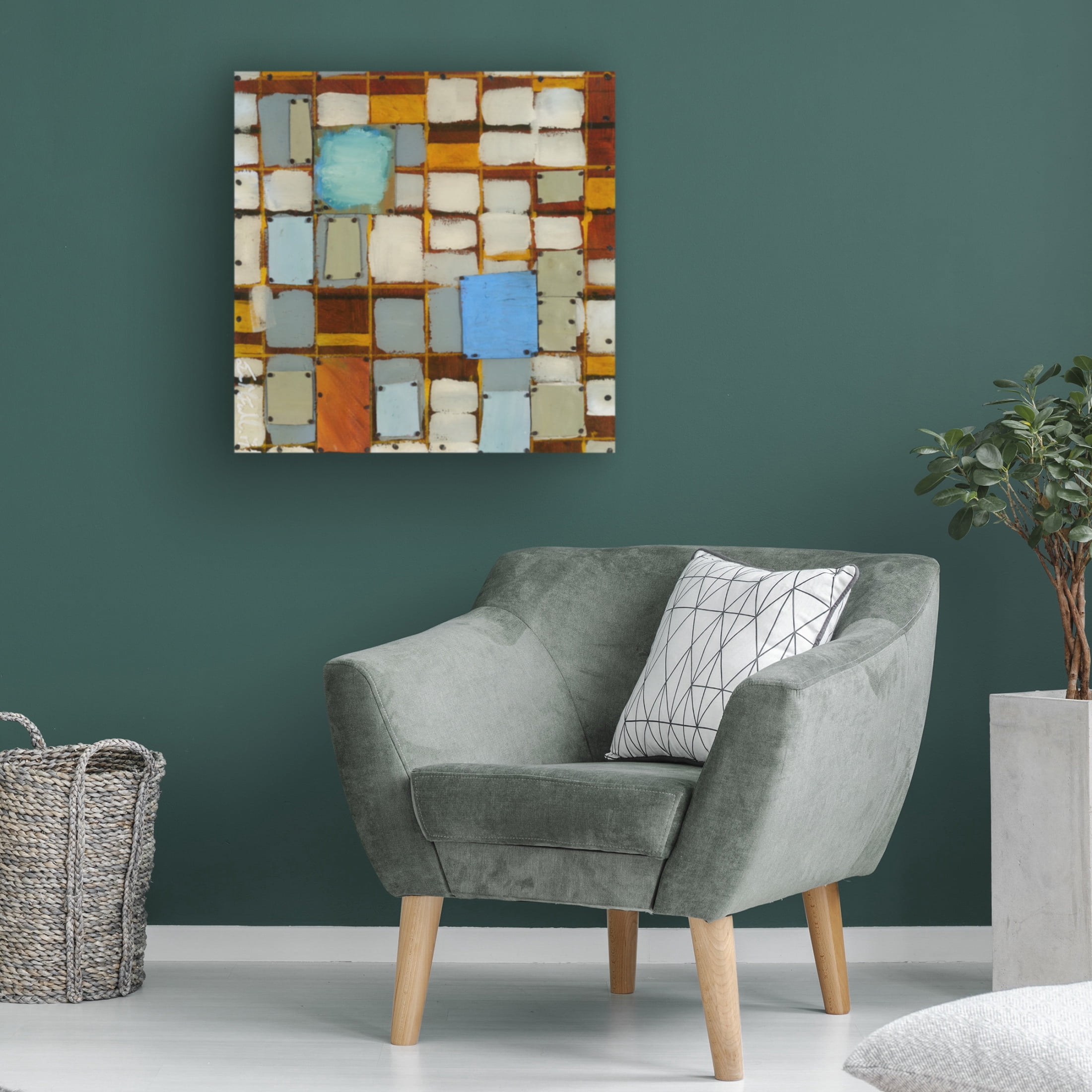 Canvas Wall Art - Erin McGee Ferrell 'Complexity' Wall Art for Living Room, Bedroom, or Office Décor by Trademark Fine Art - 14 x 14 Inches