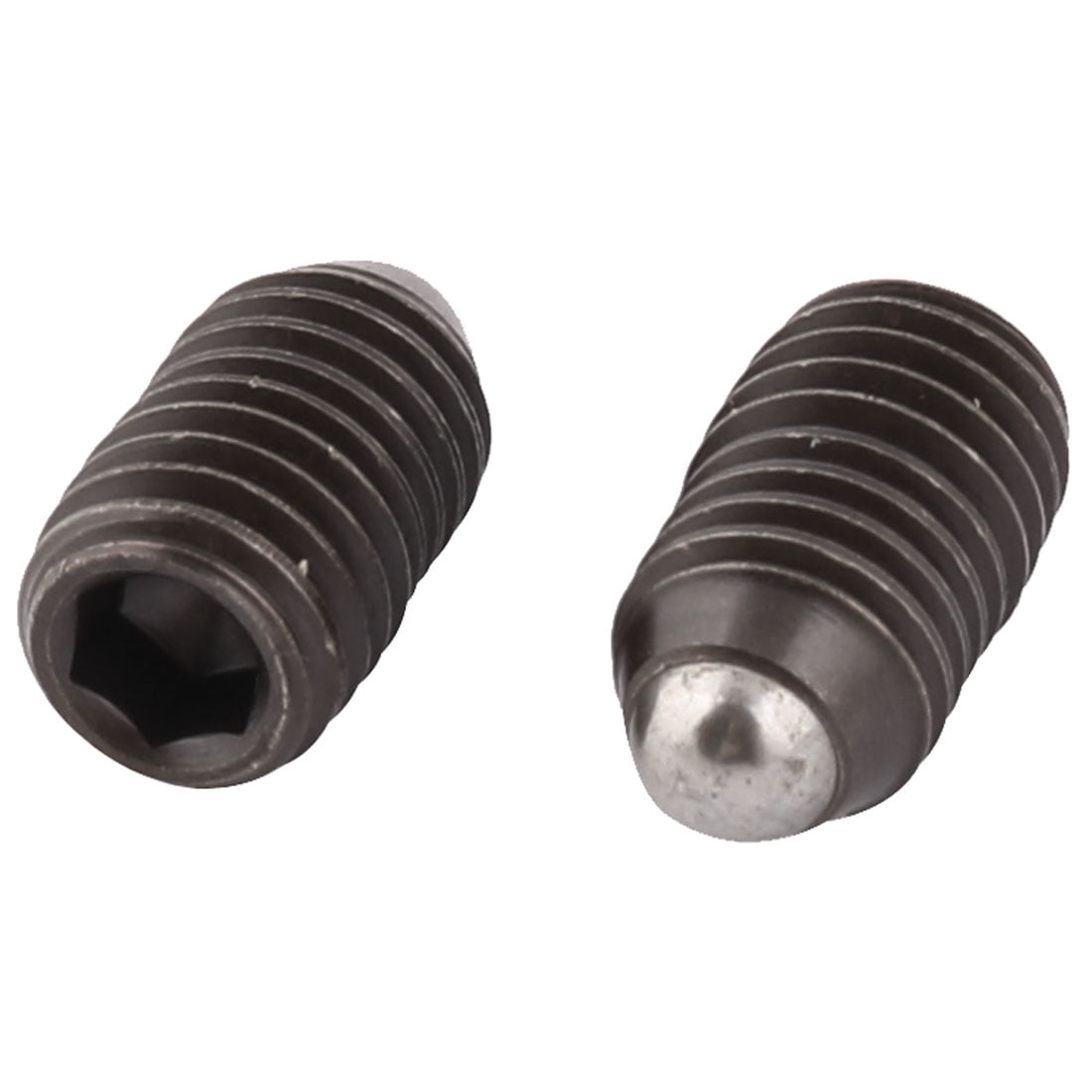 M10 x 16mm Thread Rolling Hex Socket Cap Head Drive Grub Screws Black 5