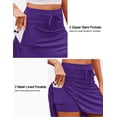 thumbnail image 5 of Pinspark Skorts Skirts for Women with Pockets Golf Skirt 20" Tennis Skirts Athletic High Waisted Skorts Casual, 5 of 6