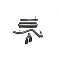 Corsa 14-17 Chevy Silverado 5.3L V8 RC / LB 3in Single Side Exit Touring Cat-Back Exhaust Black Tips