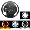 thumbnail image 3 of Faro LED Aramox 7 pulgadas doble color redondo luz diurna Reemplazo universal para Road Star V Star 650 Royal Star, 3 of 8