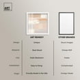 thumbnail image 6 of Roseate Cream Tones III Shadowbox Print Neutral Abstract Art by Art Remedy, White Frame, 40 x 40, 6 of 7