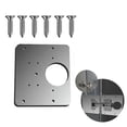 thumbnail image 3 of 2 piezas de placa de reparación de bisagras, soportes de reparación de bisagras de gabinete, kit de placa de reparación de bisagras de puerta de armario de cocina, 3 of 3