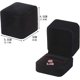 thumbnail image 2 of 2 cajas de terciopelo para joyas, cajas para anillos, cajas para pendientes, cajas de almacenamiento para joyas colgantes para bodas, compromisos y San Valentín, color negro, 2 of 5