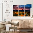 thumbnail image 5 of Elephant Stock Grand Teton Wildflowers Wall Art - Horizontal Multi Panel Canvas - Living Room Wall Decor - Nature Multi Panel - Orange And Blue Decor - 65" x 42", 5 of 8