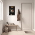 thumbnail image 4 of ZHONGYUTONG African American Canvas Wall Art Gold Crown Pictures Print Black Man King Painting Skeleton Artwork for Bedroom Decor Framed (12.00" x 18.00"), 4 of 5