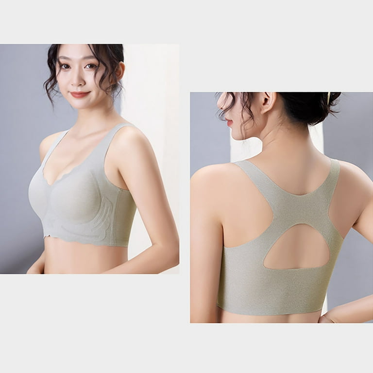 Amtdh Women's Bras Clearance Charming Sexy Bra Lingerie Removable Shoulder  Strap Daily Comfort Bra Lingerie for Women Soft Ladies Underwear New Season  2024 Green XXL 