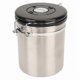 thumbnail image 4 of Airtight Stainless Steel Coffee Canister, Kitchen Food Storage with Release Valve and Spoon, 1.2 L, 4 of 5