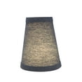 thumbnail image 5 of Aspen Creative 32660-2 Small Hardback Empire Shape Chandelier Clip-On Lamp Shade Set (2 Pack), Transitional Design in Washing Blue, 4" bottom width (2 1/2" x 4" x 5" ), 5 of 7