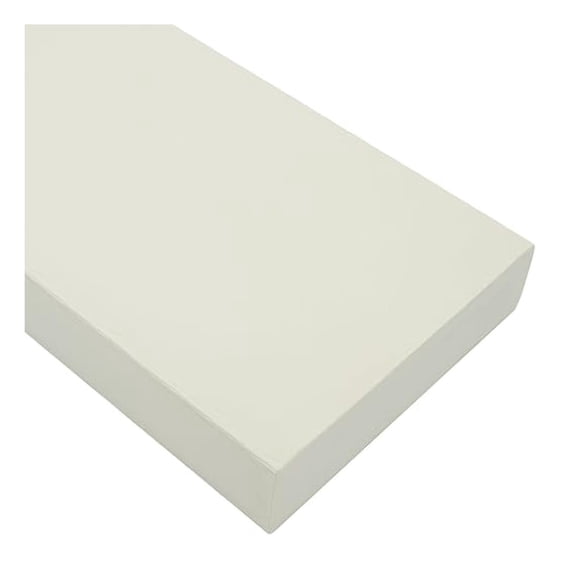Tangent Lumber - Bright White, 1x4 (0.75" x 3.5"), 36" Length - HDPE Plastic Board for Outdoor Furniture and More