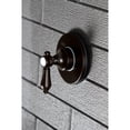 thumbnail image 2 of Kingston Brass KS3035BAL Heirloom 3-Way Diverter Valve with Trim Kit, Oil Rubbed Bronze, 2 of 5