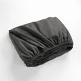 thumbnail image 4 of 1-Piece 500 Thread Count Egyptian Cotton Fitted Sheet, King Size - Breathable, Cooling, Fits 14-16 Inch Deep Pocket – Elephant Grey, 4 of 4