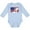 AE-Light Blue, variant on Inktastic Snowboarding US Flag Boys or Girls Long Sleeve Baby Bodysuit