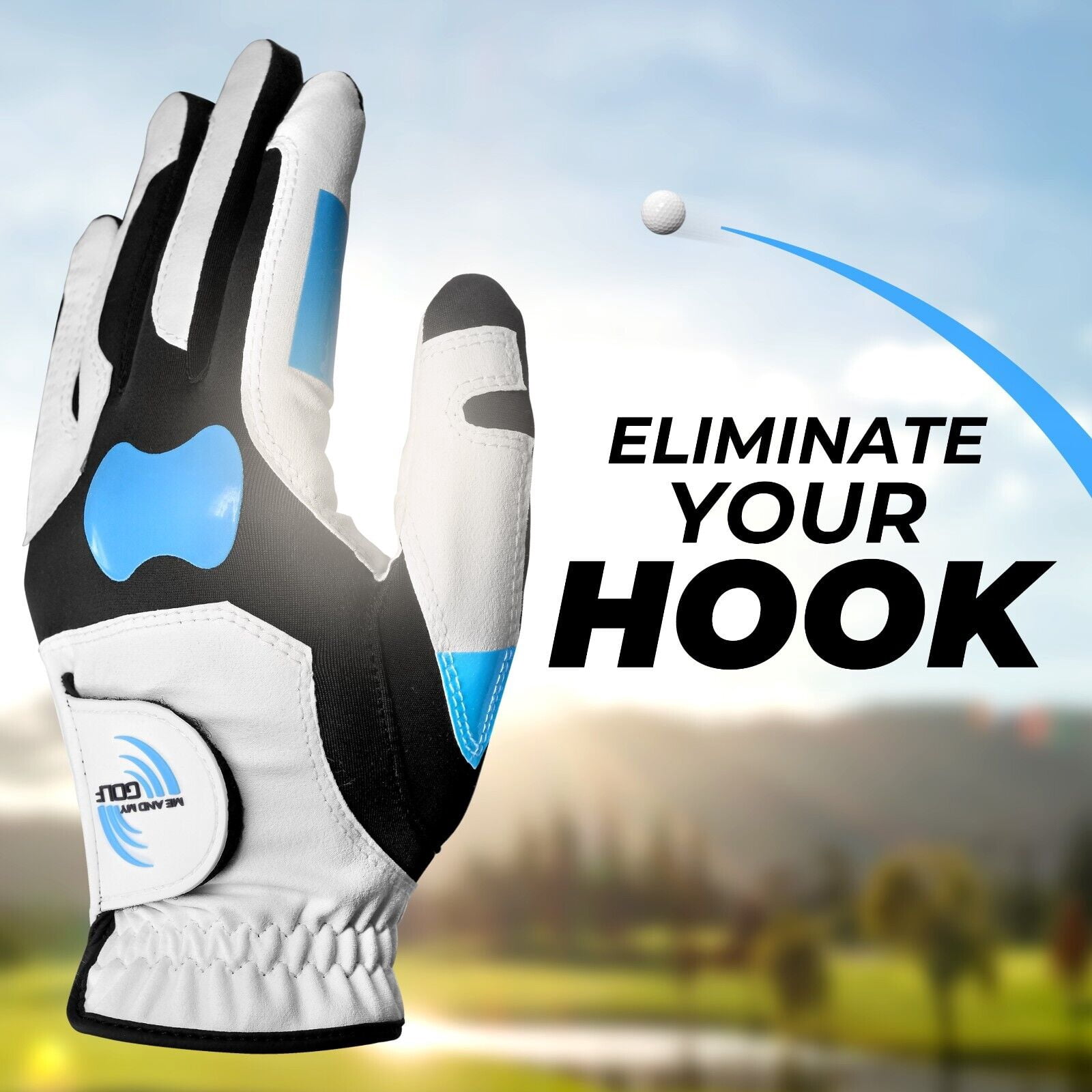 Me and My Golf MLH True Grip Glove White Large/Extra Large