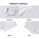 thumbnail image 5 of Camisa casual de manga corta con botones para hombre, con botones, para verano, playa, ajuste regular, cuello de lanza de algodón, 5 of 8