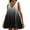 Black, variant on Hvot&aat Womens Summer V Neck Tank Dress Casual Tiered Ruffle Sleeveless Mini Dress Gradient Babydoll Dress
