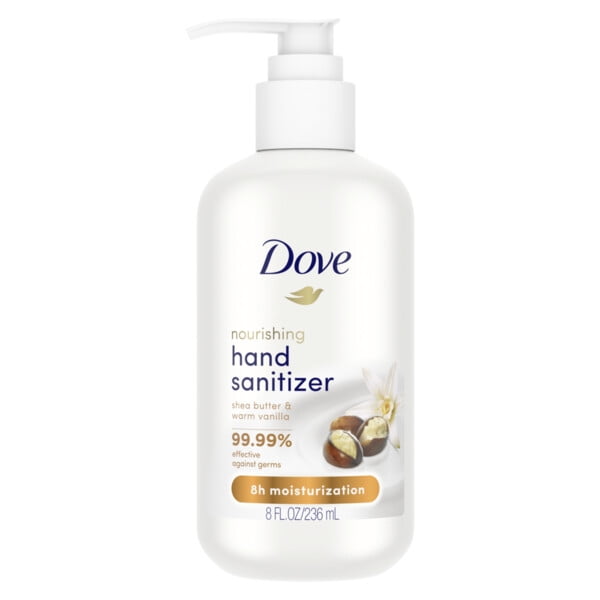 Dove Nourishing Hand Sanitizer Shea Butter and Warm Vanilla, 8 oz