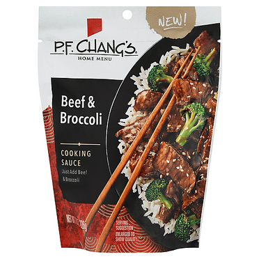 ( 2 Pack )P.F. Chang's Home Menu Beef & Broccoli Cooking Sauce 8 Oz
