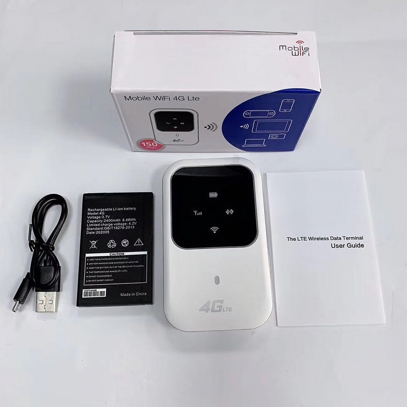 Floleo Mobile Hotspot Portable WiFi Router, High Speed Wireless Internet Hotspot for Travel, Car, and Outdoor Use – SIM Card Compatible Pocket WiFi with Long Battery Life