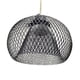 thumbnail image 5 of Pantalla de lámpara colgante de hierro, pantalla hueca para restaurantes, dormitorio, pasillo negro esférico Yuyangstore Pantalla tejida, 5 of 8