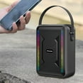 thumbnail image 5 of Bluetooth Speakers,Wireless TWS Portable Speaker with Lights,Loud Subwoofer Stereo Sound,Bassup Technology,1200mAh Long Playtime for Outdoor Party, 5 of 7