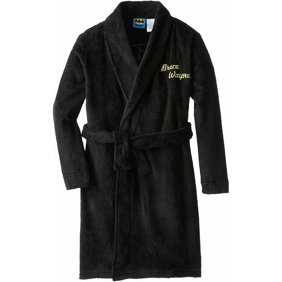 Batman Bathrobe Bath Robe Pajama Boy Size S 6/7