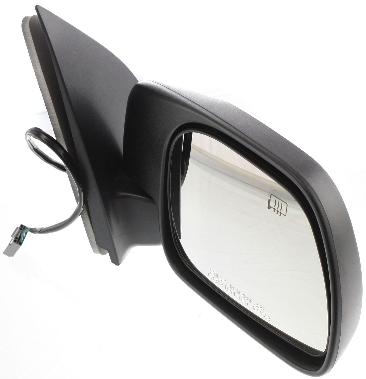 Mirror Compatible With 2001-2005 Ford Excursion Right Passenger Side Heated Textured Black Kool-Vue
