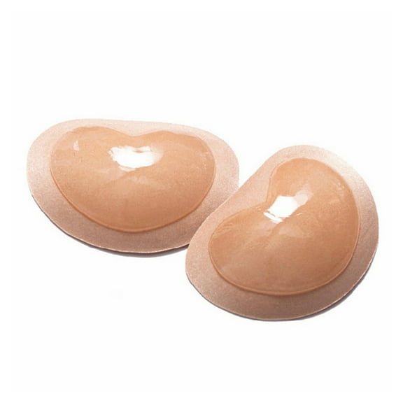 WHAMVOX Self Adhesive Silicone Breast covers for Women Beige Reusable and Washable Widely Applications 2 Pieces