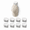 White, variant on 8 pack Black Punch-Free Adhesive Hat Hooks, minimalist wall mount adhesive hangers for hats