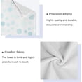 thumbnail image 4 of Dreamtimes 3 PCS Towel Light Blue Snowflakes Cotton Bath Towel Set (1 Bath Towel, 1 Hand Towel, 1 Washcloth) for Bathroom, Super Soft and Quick Dry Towels, 4 of 7