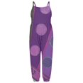 thumbnail image 3 of CCRFTGI Jumpsuit Girls Cute Spaghetti Strap Rompers for Teens Fall Overall Fashion Sleeveless Outfit with Pockets Purple 7-8 Years, 3 of 5