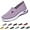 Light Purple, variant on HeaCare Women's Orthopedic Breathable Shoes,Women Woven Orthopedic Breathable SoftShoes Arch Support Slip-On Sneakers, Indoor Outdoor Casual Walking Anti-Skid Sports Shoes