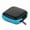 Blue, variant on VogueV Mini Zipper EVA Hard Case for Earphones & Charging Cables, Shockproof Travel Organizer for USB Drives & Adapters, 3x3x1.1 in Pocket-Size Storage Pouch