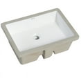 thumbnail image 1 of MEJE #T2014-19.5 Inch Rectangle Undermount Bathroom vessel Sink, Ceramic Lavatory Vanity Sink, White…, 1 of 10