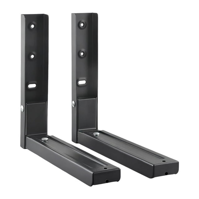 simhoa Microwave Mount Bracket Microwave Oven Wall Rack for Kitchen Hotel Household Black