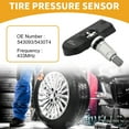 thumbnail image 2 of Sensor de presión de neumáticos Unique Bargains No.543093/5430T4 para Peugeot 407 Coupe SW 2004-2010 433MHz, 2 of 7