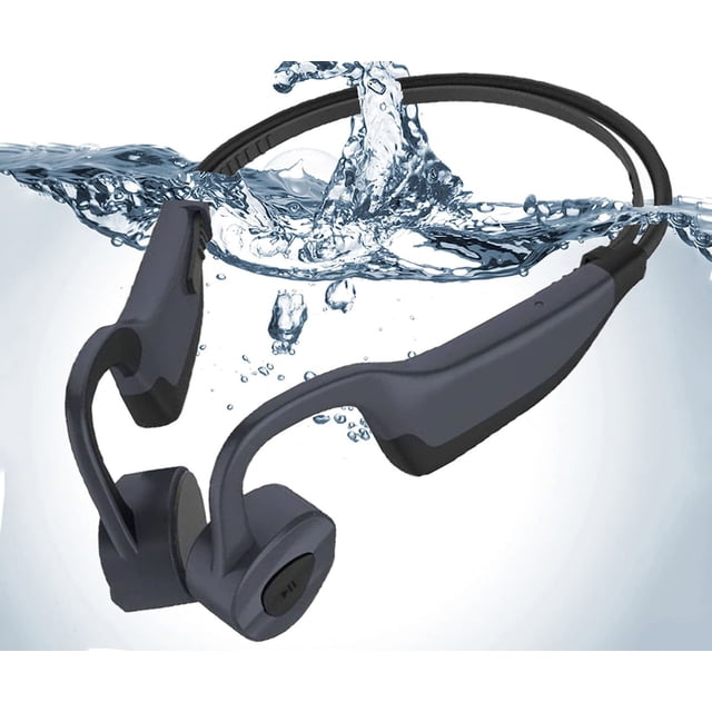 Auriculares de conducción ósea para natación, reproductor de MP3 a prueba de agua, 16 GB